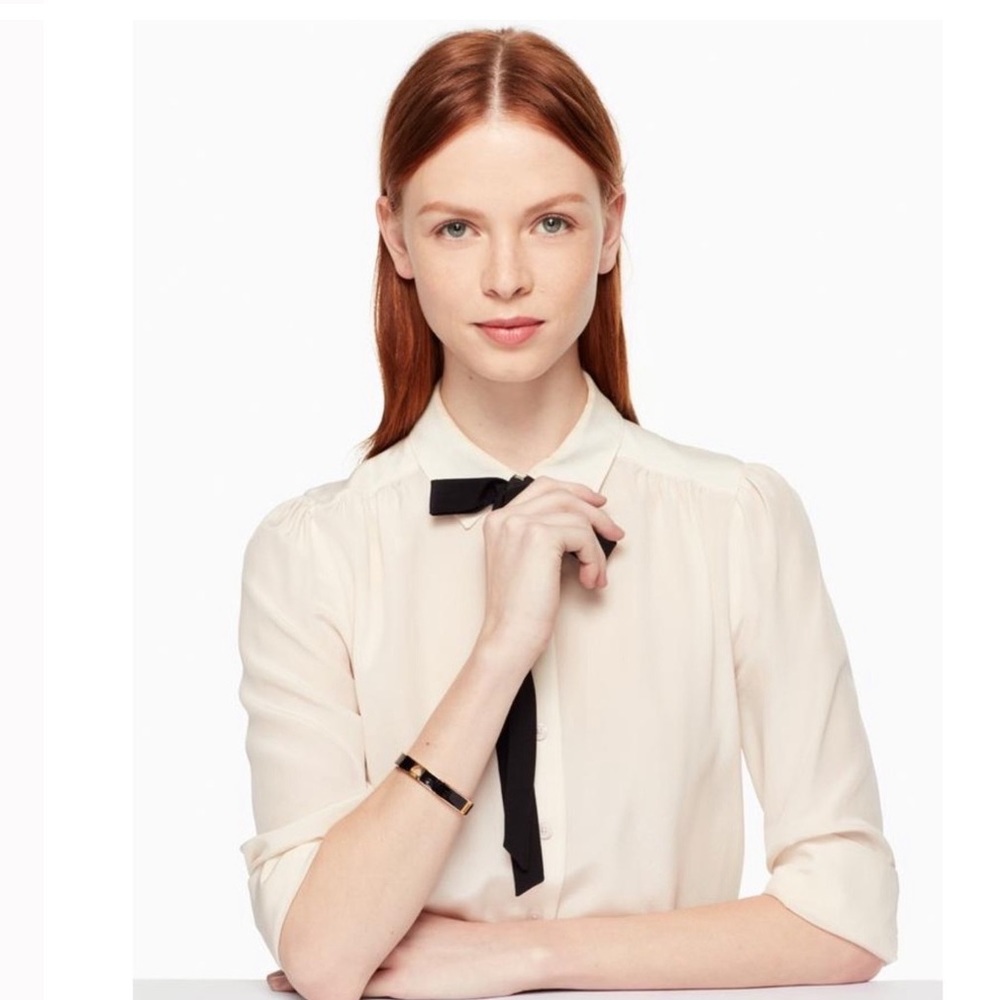 Kate Spade Enamel Hinged Bangle - Picture 3 of 5